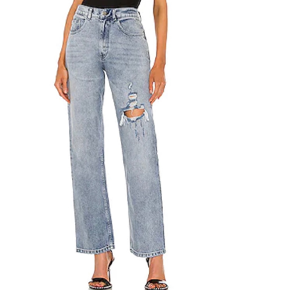 Danielle Guizio Vintage Fit Denim Jeans